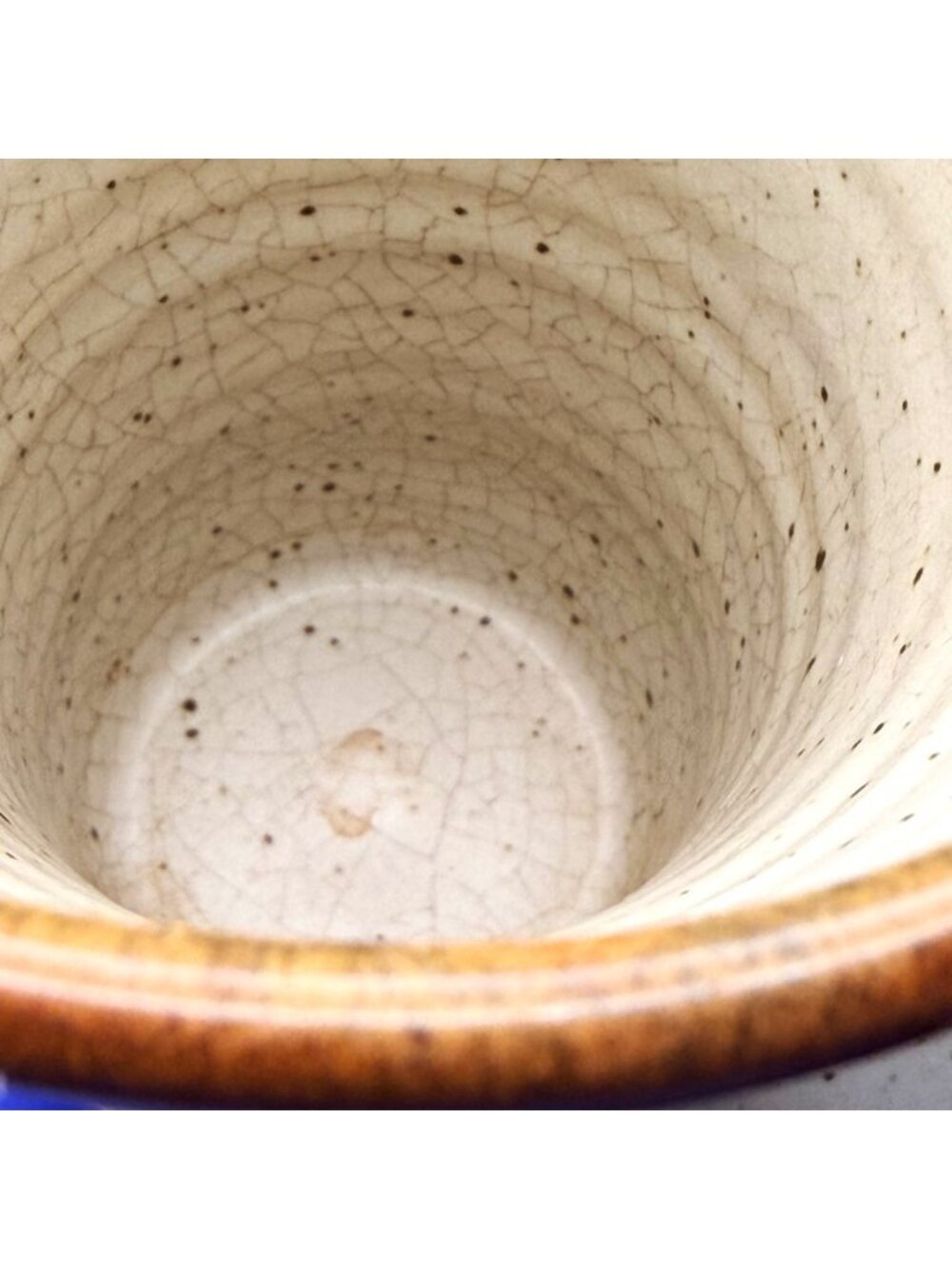 Handmade Studio Pottery Rustic Boho Dragonfly Mug Stoneware 12 oz Signed Set 2 - Picture 13 of 13